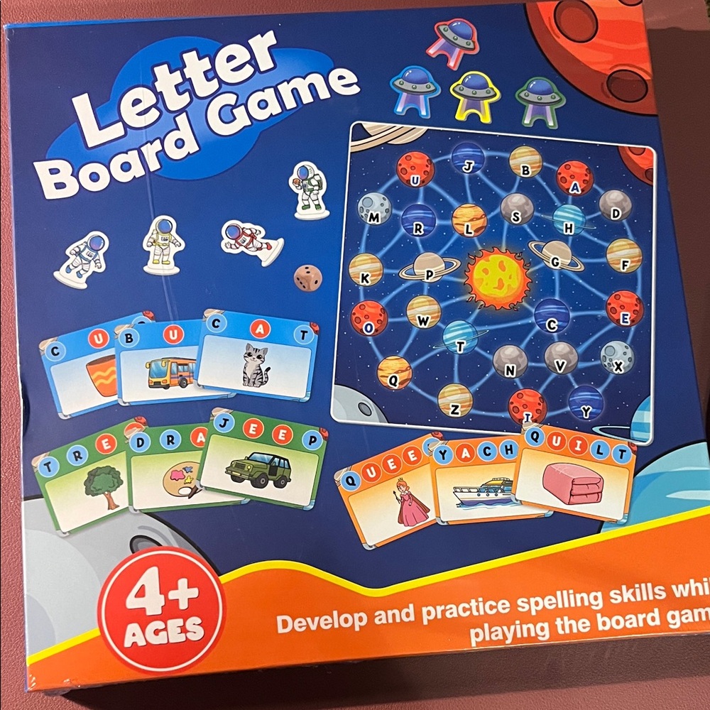 KIDS 🧒 Letter Board Game for Kids
